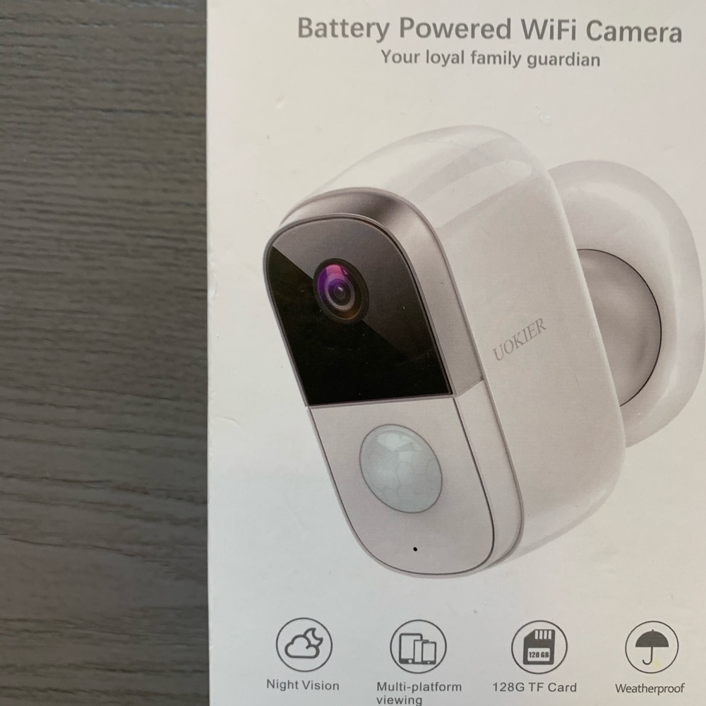 New Indoor/Outdoor WiFi Camera 💂🏼‍♀️💪🏽